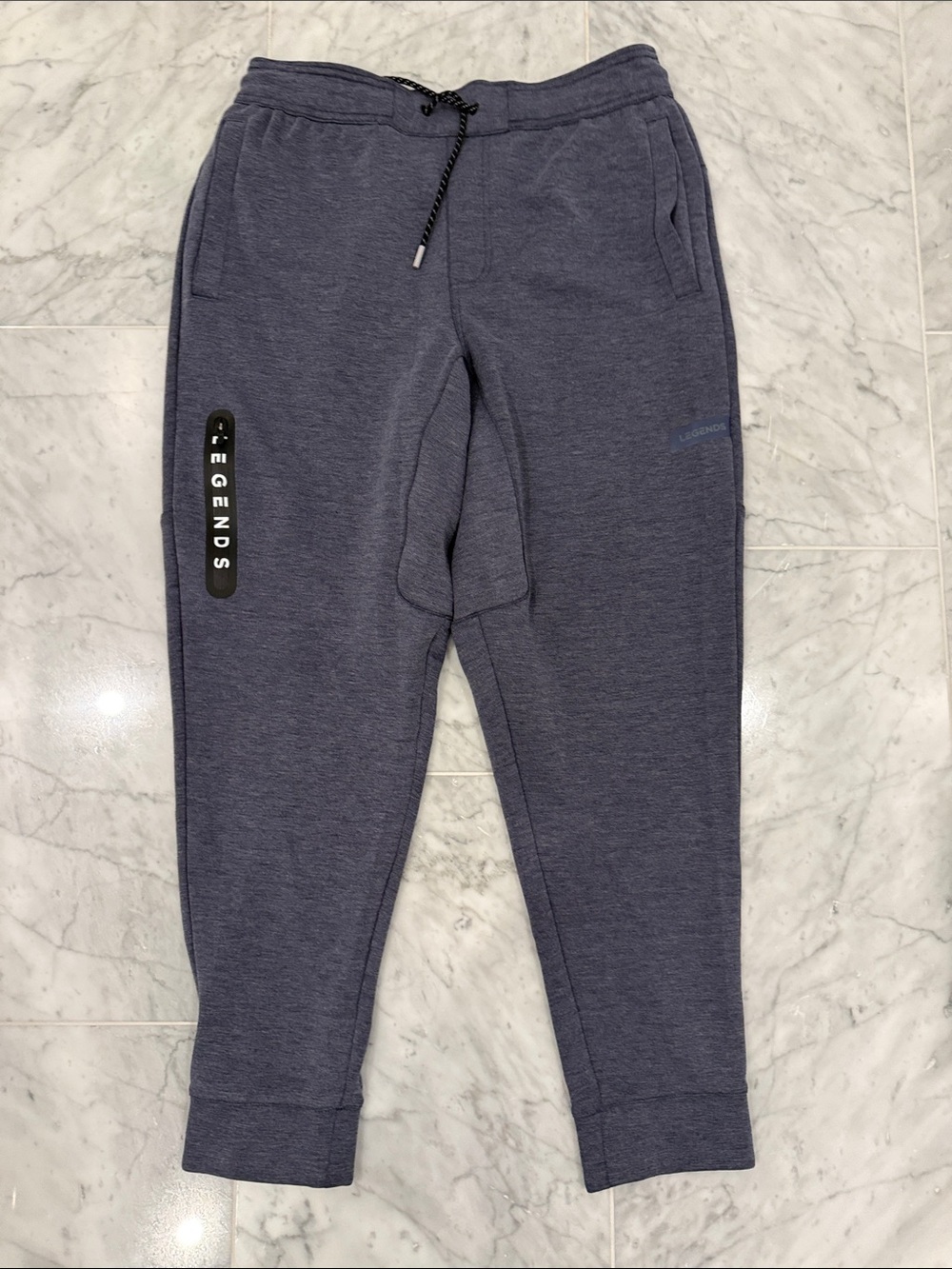 Men’s Legends Navy Blue Joggers, Size Large